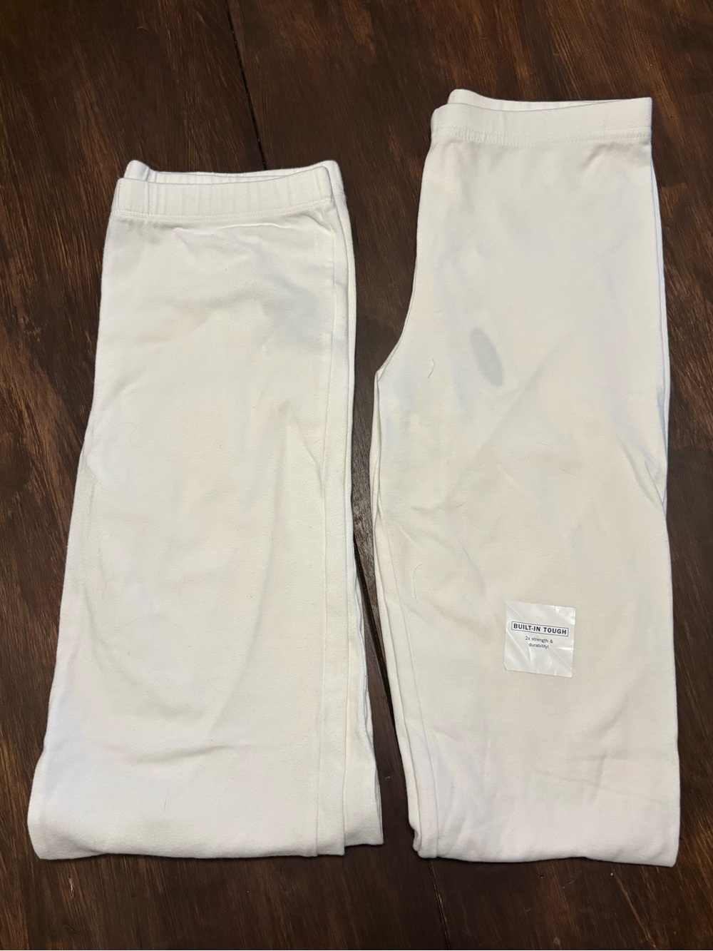 Pair of Two Kids White Leggings